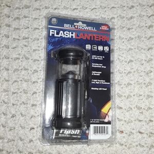 Bell & Howell Flash Lantern Red Indoor Outdoor Camping Auto Home LED 80 Lumens